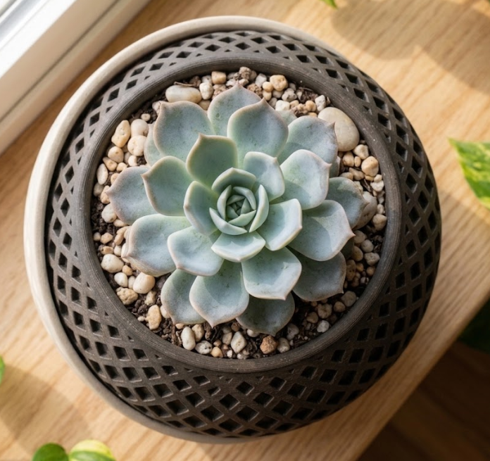 Two-tone plant pot