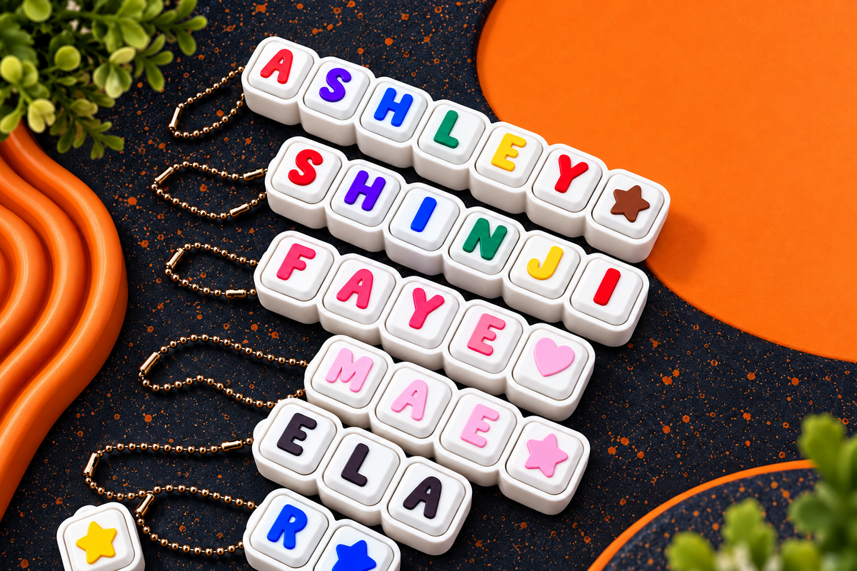Personalised Clicker Fidget Keychain