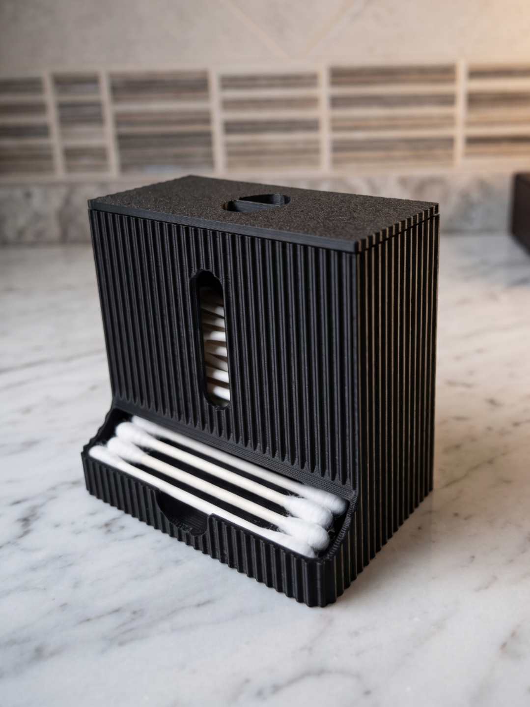 Cotton swab holder