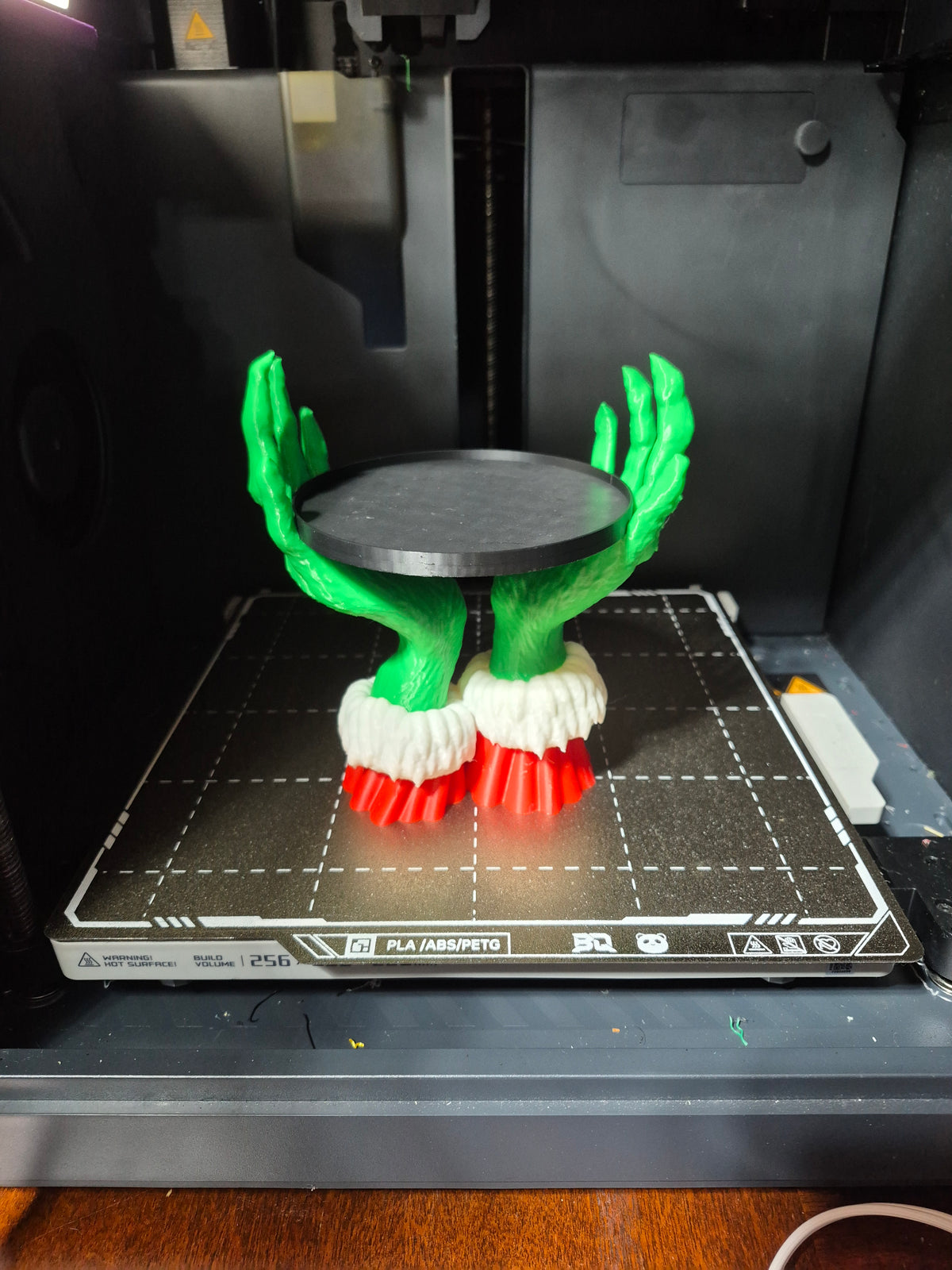 Grinch candle holder