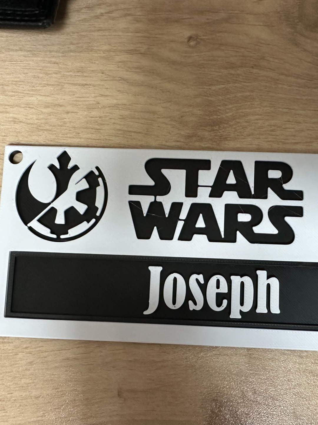 Custom StarWars name plate